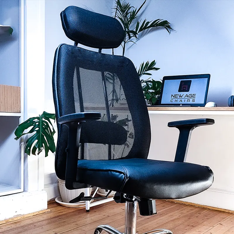 كرسي مكتب طبي مريح بتصميم هندسي داعم للظهر – Ergonomic Office Chair